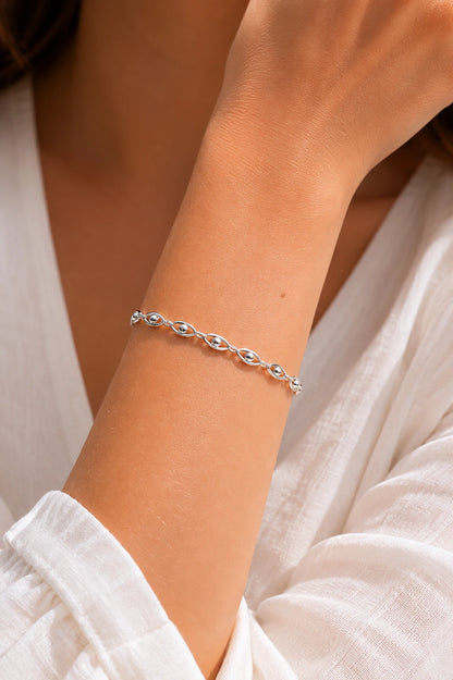 Veloria Silver Bracelet - 18 Karat