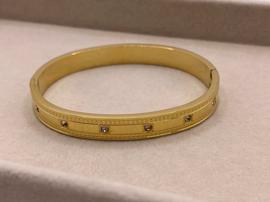 Veronique Bracelet - 18 Karat (⌀ 6 cm)