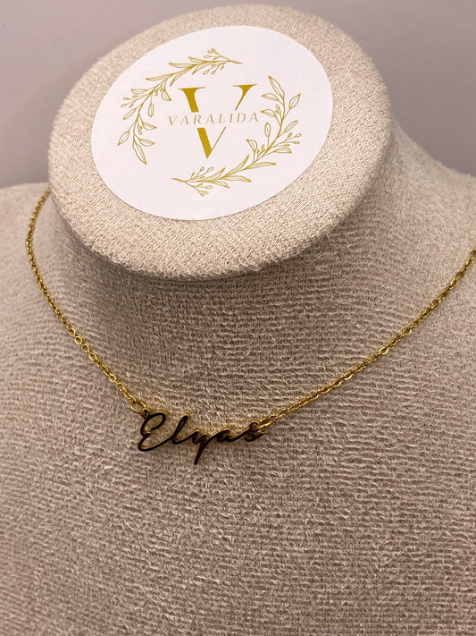 Initiale Necklace - 18 Karat (auf Bestellung)