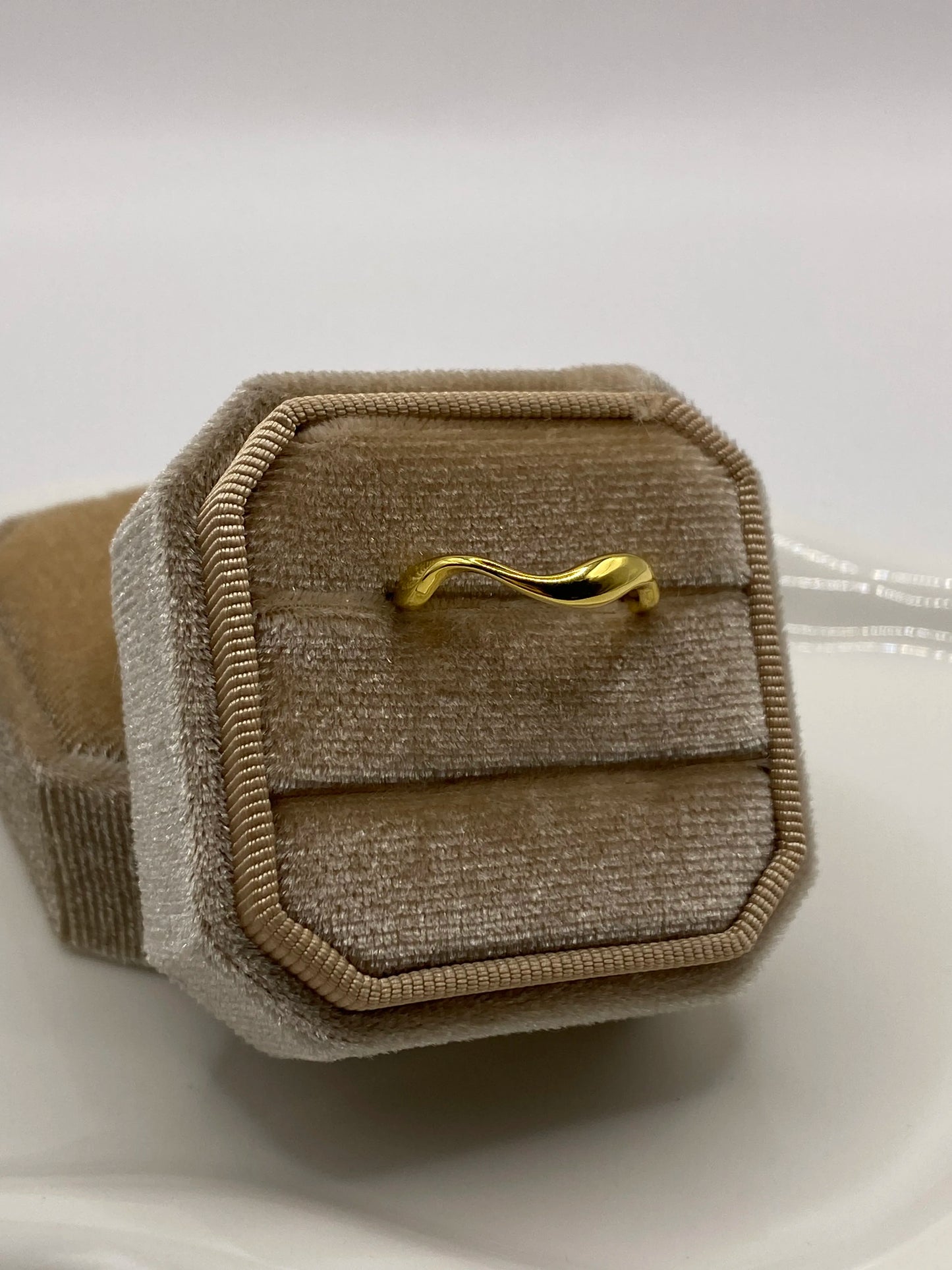 Aurum Ring - 925 Silber + 18 Karat Gold